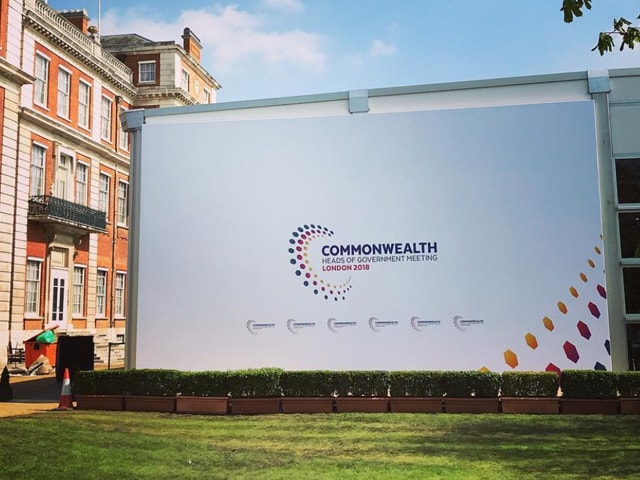 Large Format Building Wrap Installed in London by Rocket Graphics for Commonwealth Games